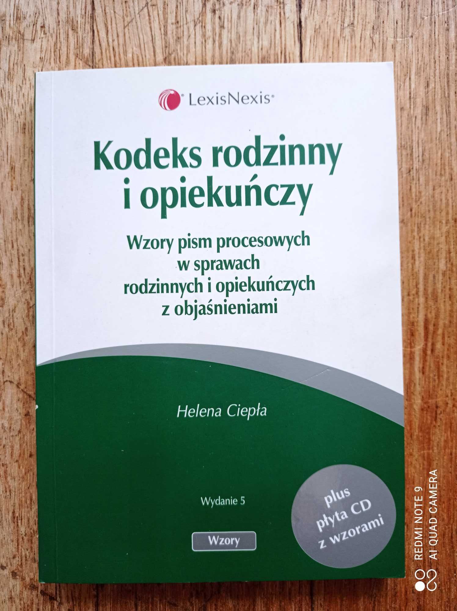 Kodeks rodzinny i opiekuńczy Helena Ciepła + płyta CD z wzorami