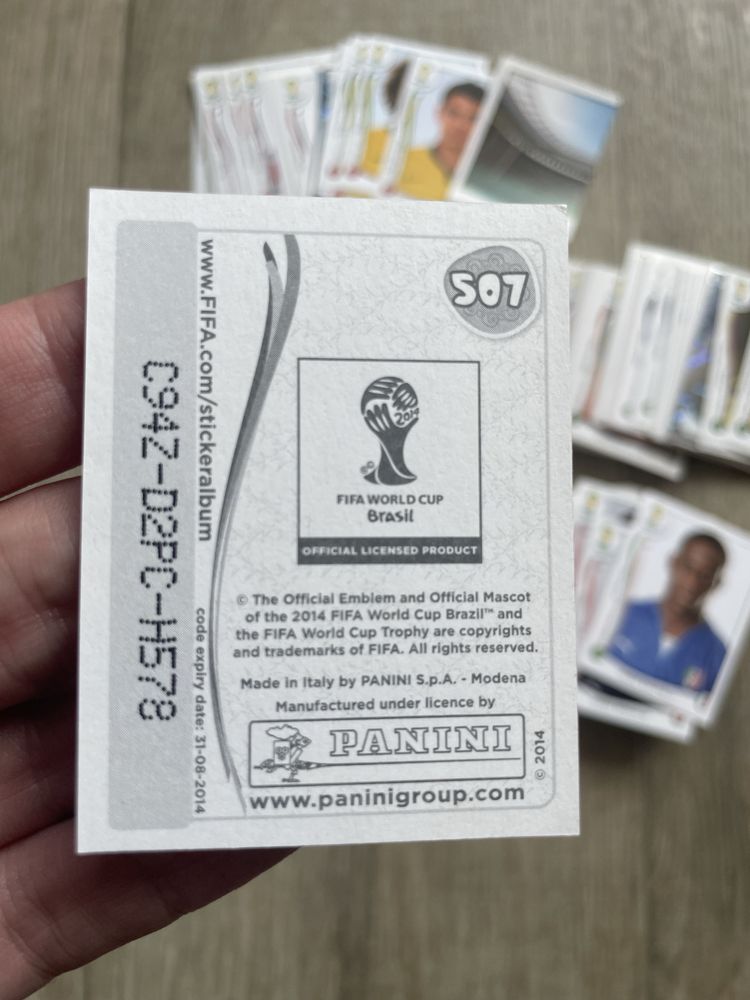 Panini World Cup 2014 Brasil наклейки