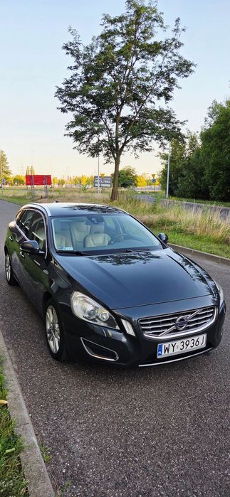 Volvo V60 VOLVO V60, D4 163KM, jasna skóra, zadbany, Warszawa, 100% bezwypadkowy