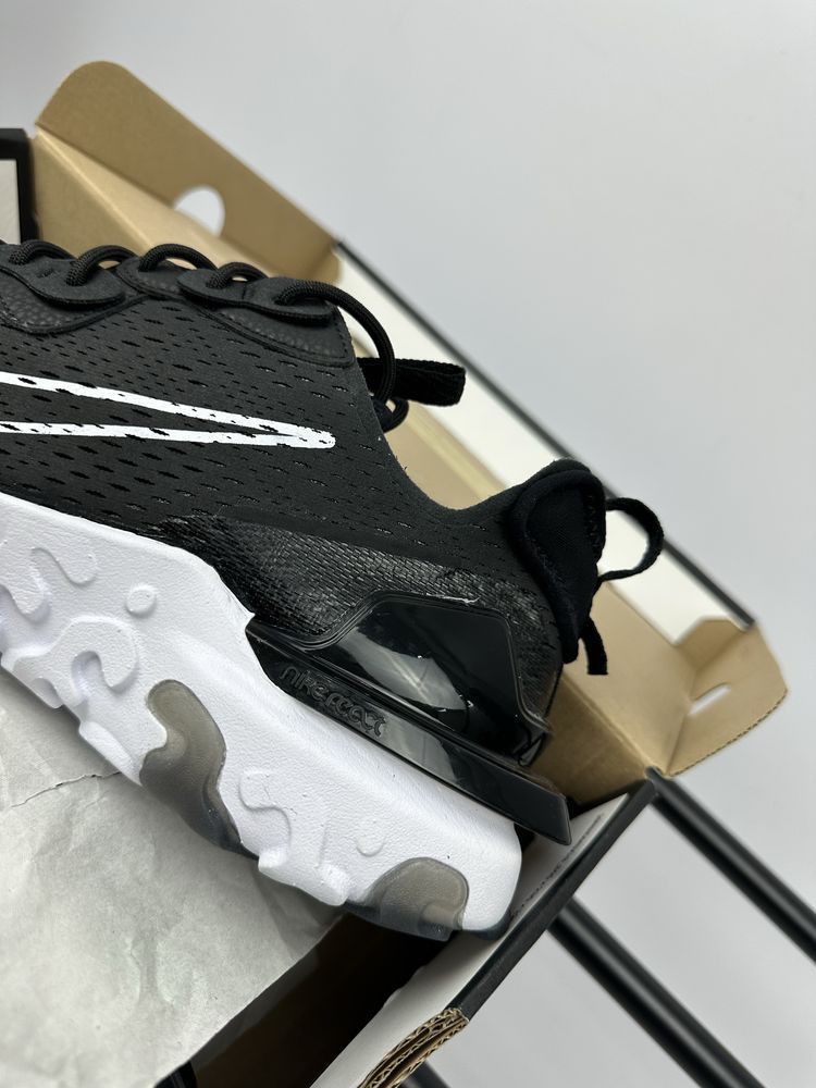 Оригінал!! Кросівки Nike React Vision black white CD4373-006
