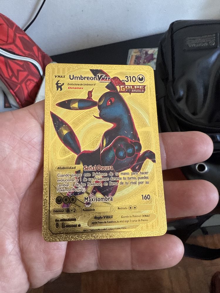 Cartas pokemon douradas vmax