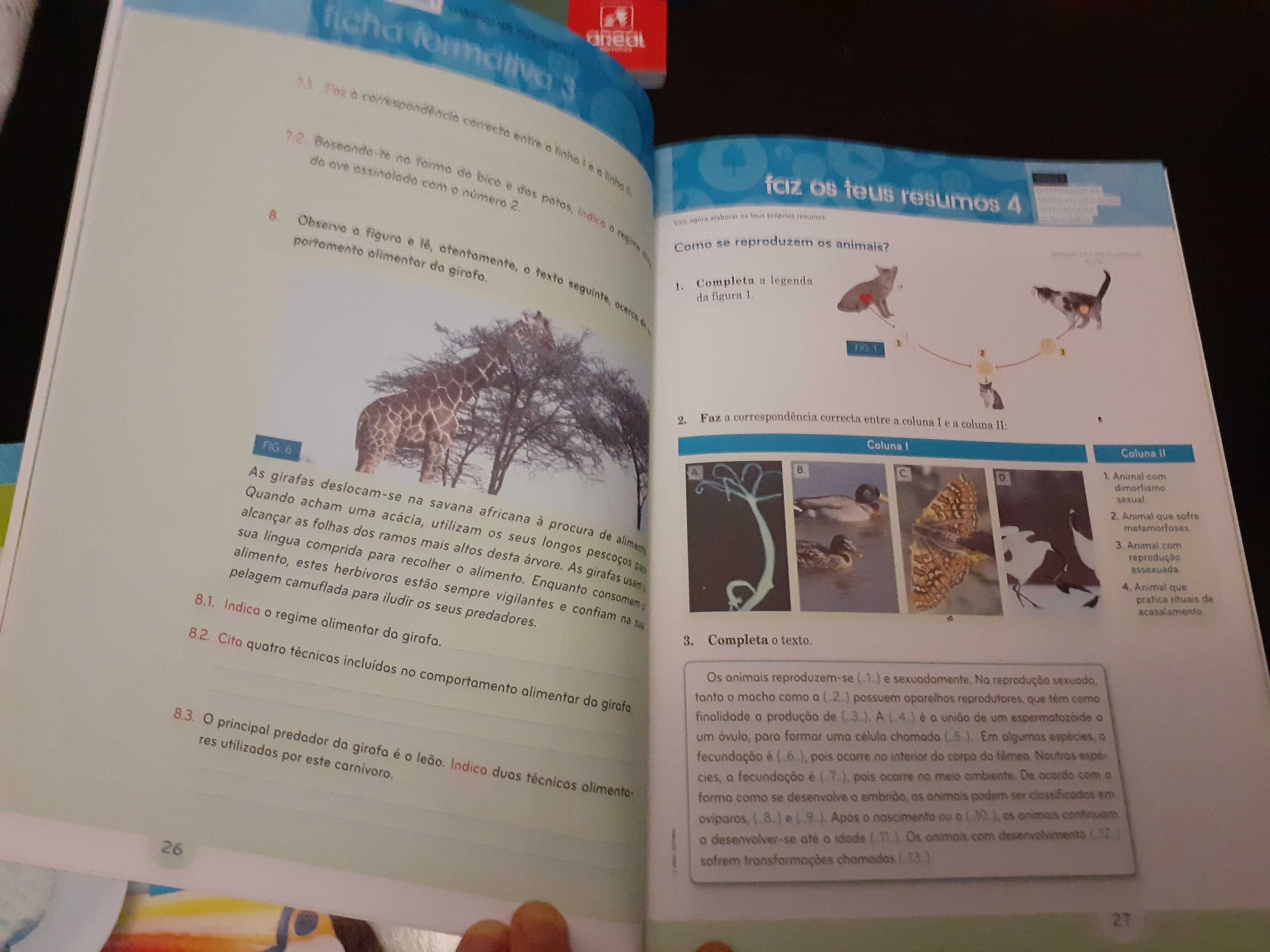 Ciências da Natureza 5.º ano – Manual e caderno atividades Natura 5