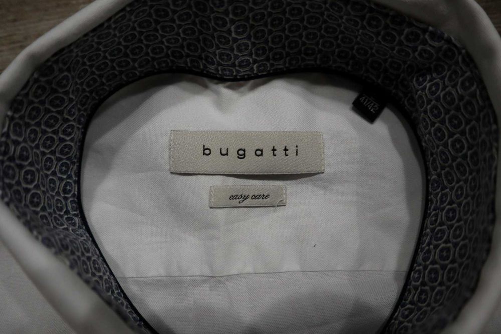 Біла чоловіча сорочки з довгим рукавом, розмір L