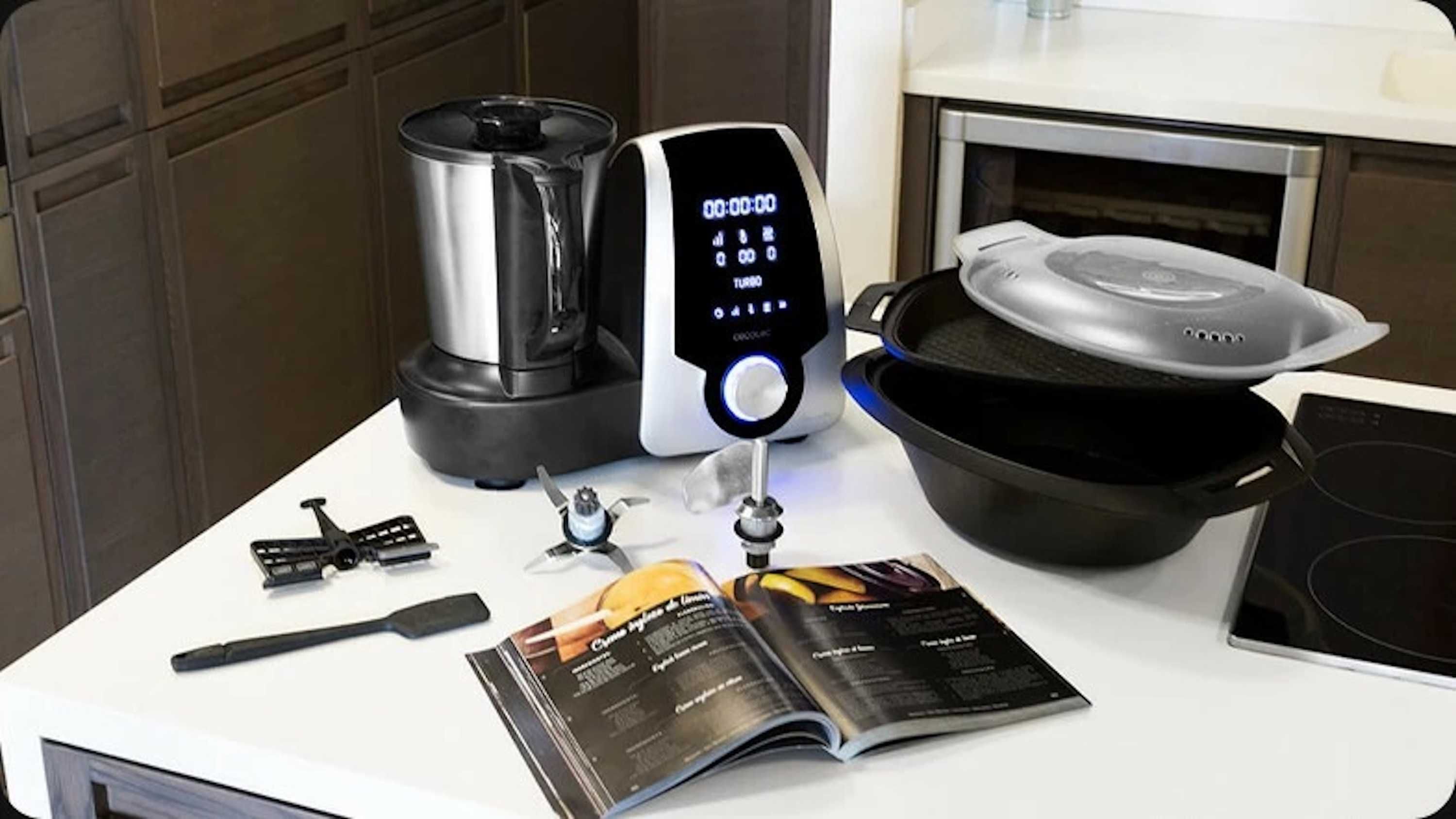 Универсальный кухонный комбайн-робот CECOTEC Mambo 6090 Silver