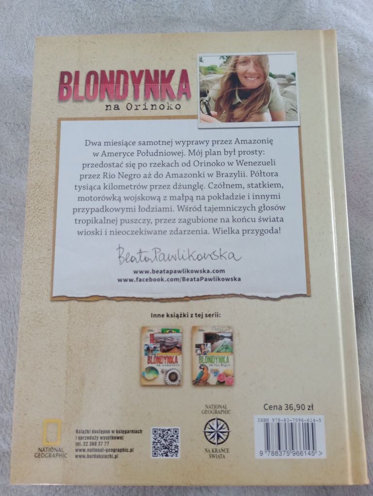 "Blondynka na Orinoko" B. Pawlikowska