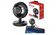 Kamera Internetowa SpotLight Pro Trust 1.3MP 640X480 Px 2.0 USB Czarna