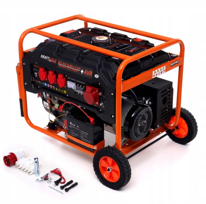 Agregat prądotwórczy 15KM 400V MIEDŹ EL-START AVR GENERATOR  5.5KW