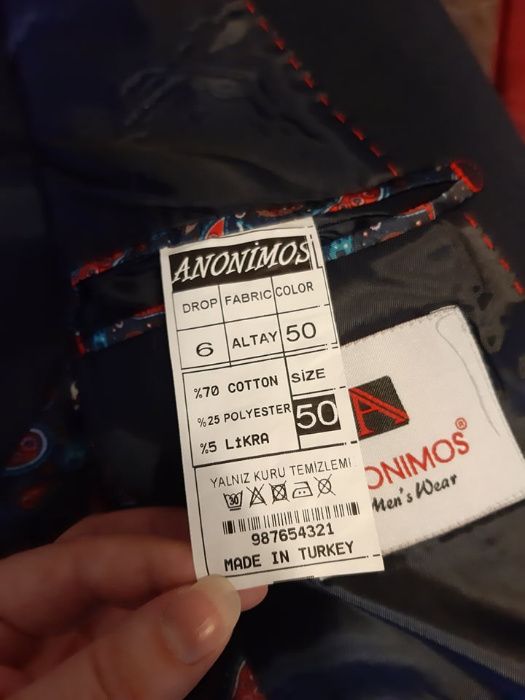 Marynarka męska - łaty, studniówka, komunia