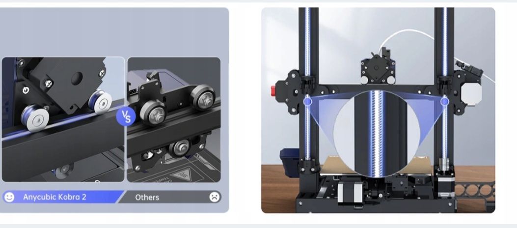 3D принтер ANYCUBIC KOBRA 2 / В НАЯВНОСТІ/автоверівнювання/покращений