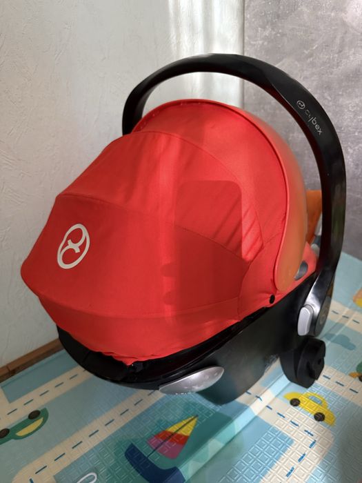 Автокрісло Cybex aton q помаранчевий