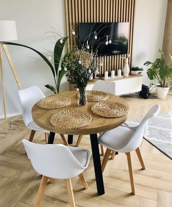 Stół okrągły, rozkładany, gruby blat, 20 kolorów blatu