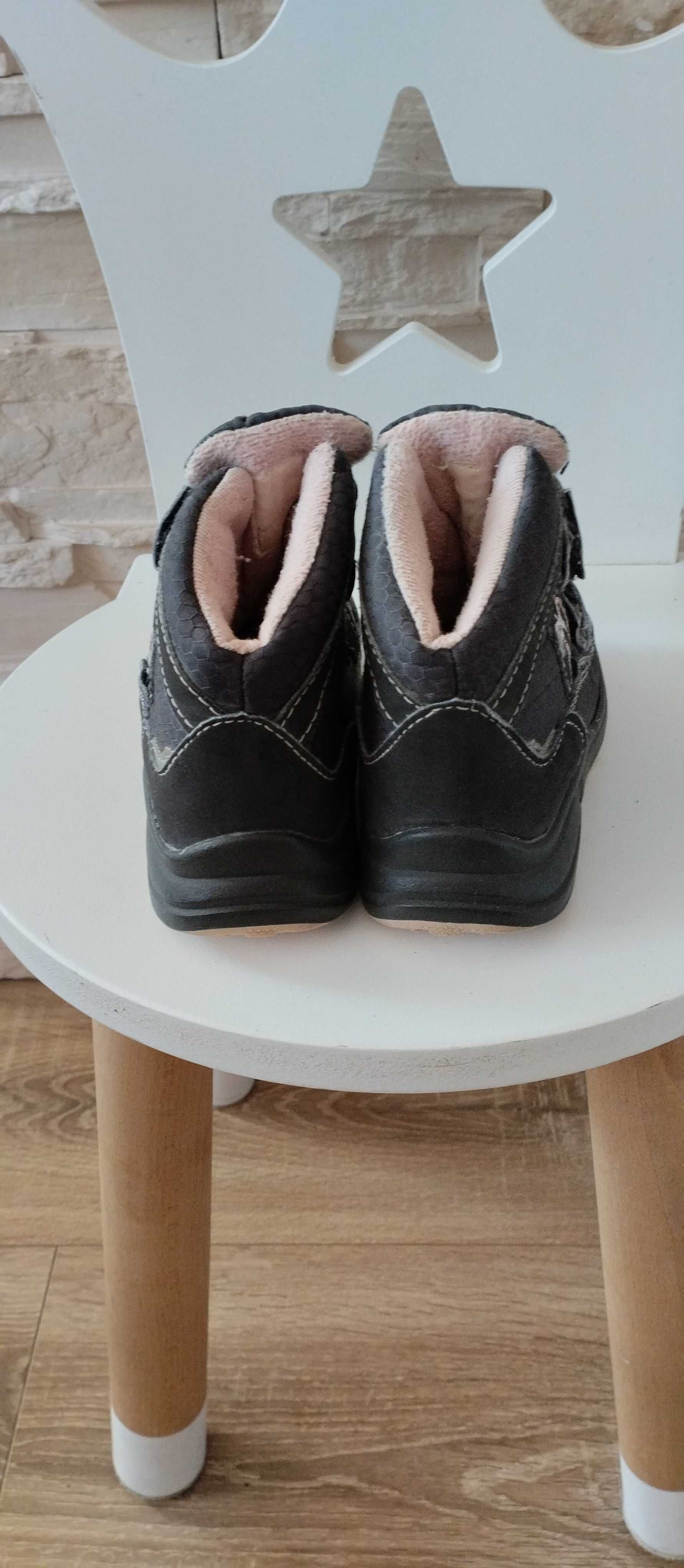 Buty zimowe śniegowce dla dziewczynki ciepłe wodoodporne r.26 Lupilu