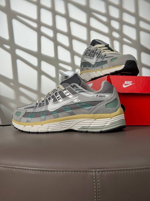 Жіночі кросівки найк Nike P-6000 Fleece Grey White Mint [36-41]