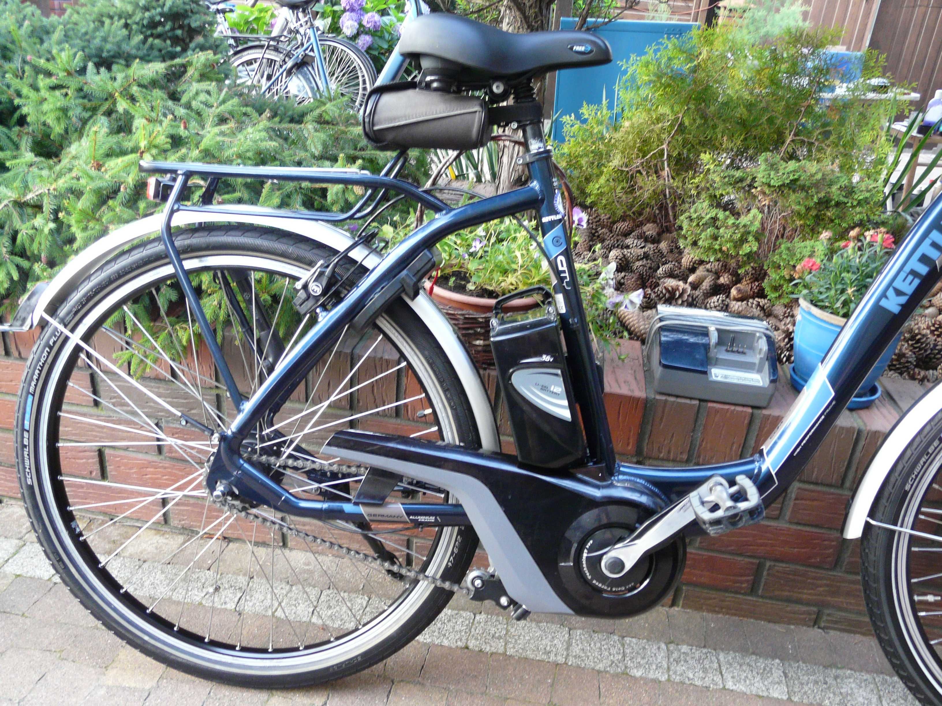 Rower elektryczny KETTLER City Comfort 28"/55 -ładny sprawny Germany