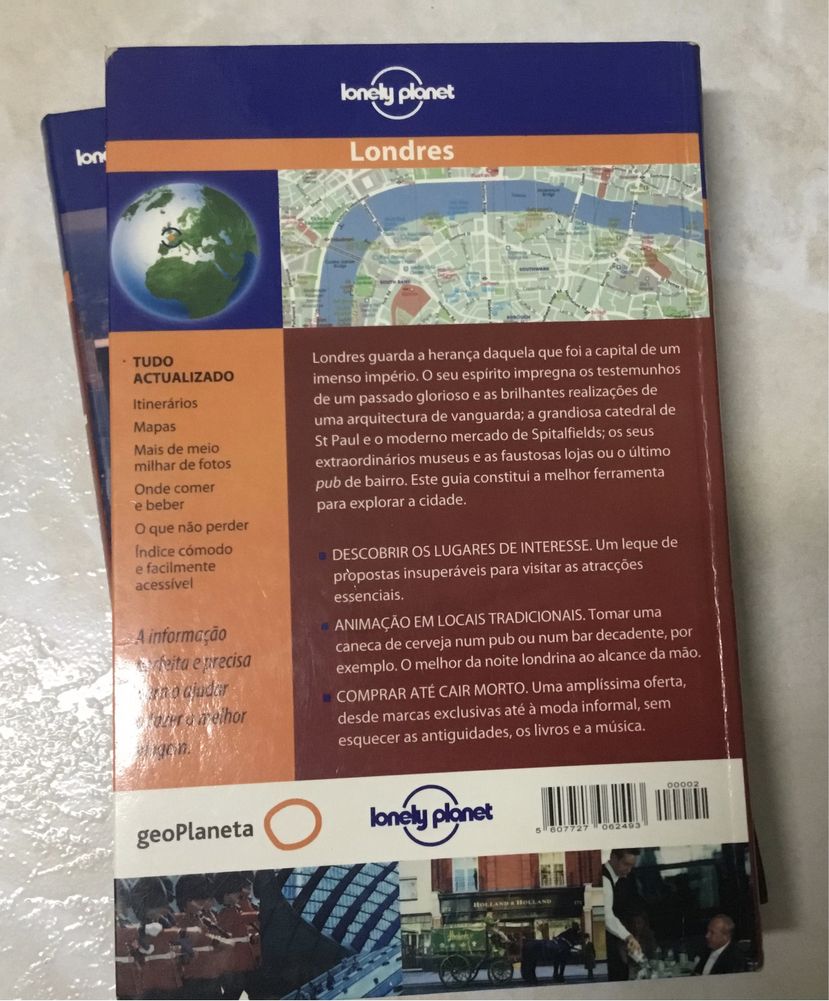 20 Guias de viagem Lonely Planet