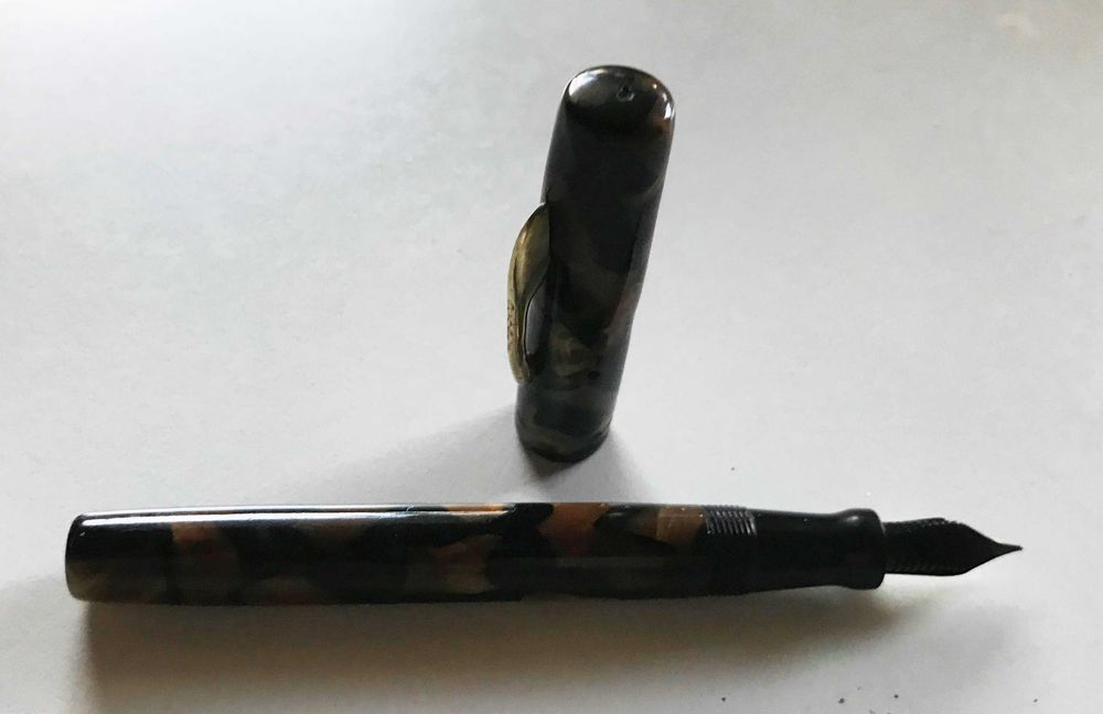 Caneta tinta permanente vácuo - CONKLIN mod. ENDURA - Aprox. 1924/30s