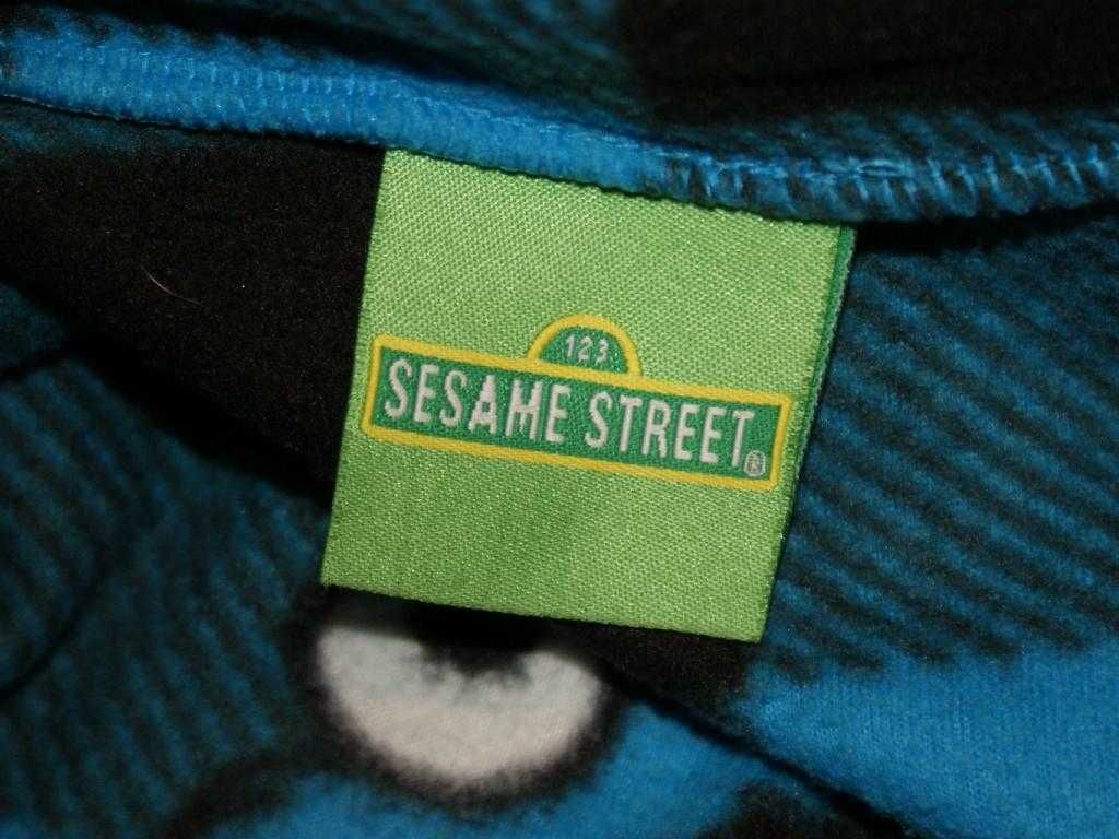 Cookie Monster Ulica Sezamkowa ONESIE kombinezon męski piżama polar M