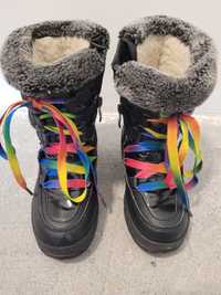 Śniegowce - buty zimowe dla dziewczynki rozmiar 29