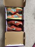 Nike dunk sb noise aqua and red