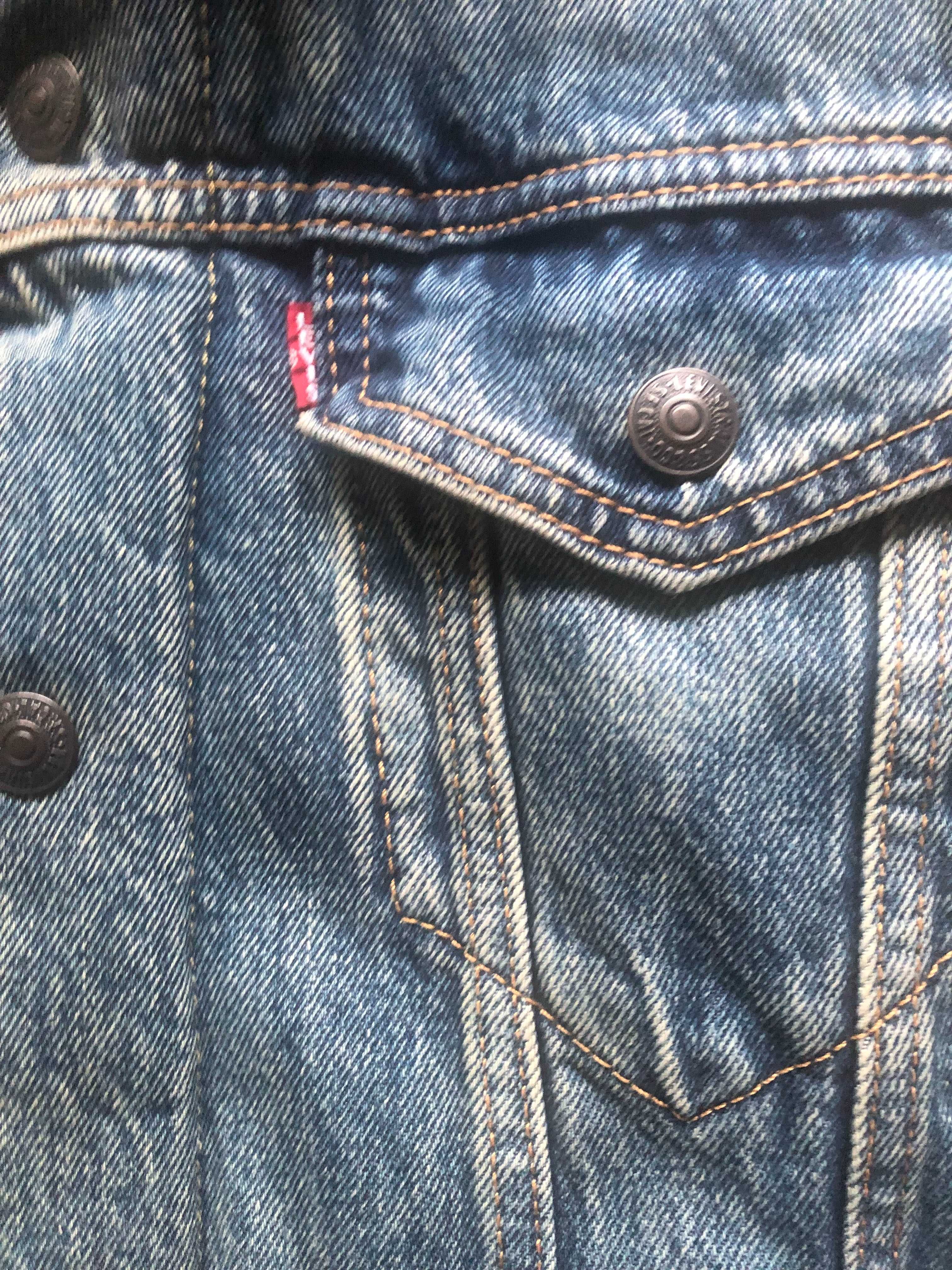 Kurtka męska jeans Levi's, rozmiar M, kolor niebieski denim