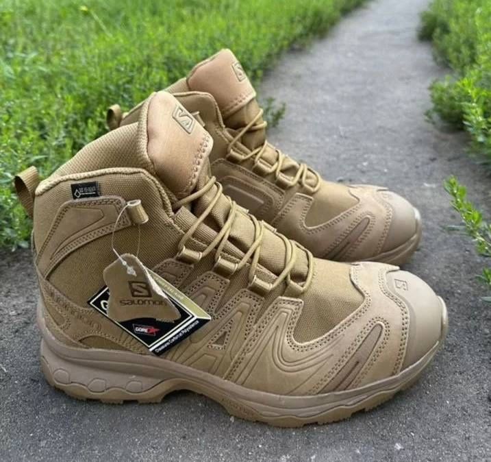 •Трекінгове взуття• Черевики Salomon Forces 2 Quest GTX Койот 40-45