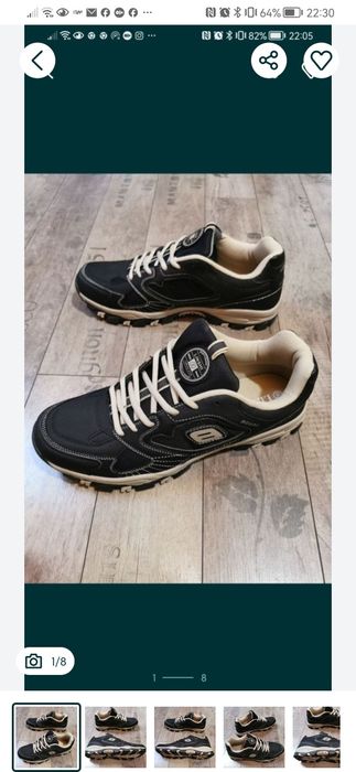 Trekingowe Sportowe Buty Męskie Lekkie Wygodne Czarne