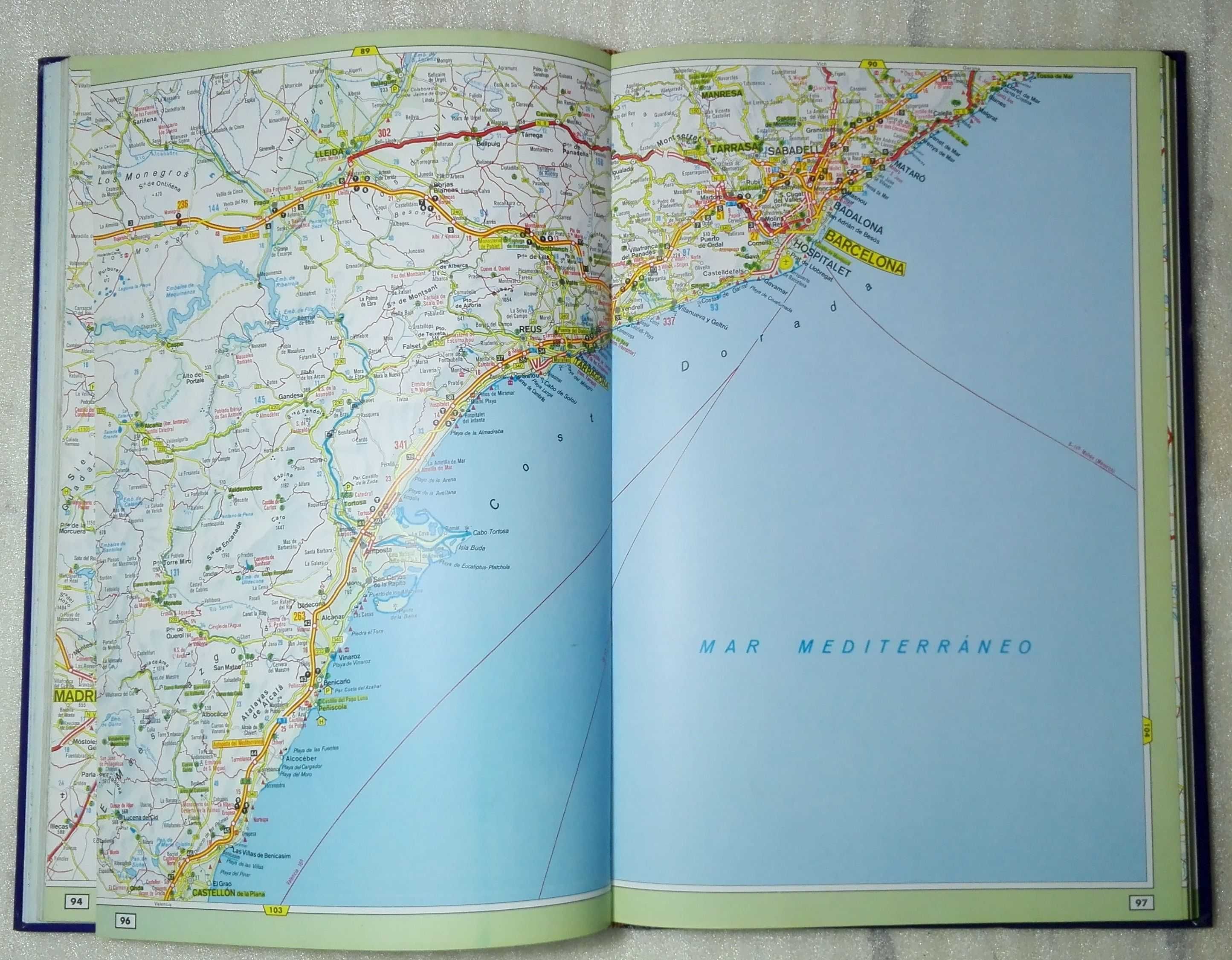 Livro Auto-Atlas Portugal, Espanha, Marrocos e Europa