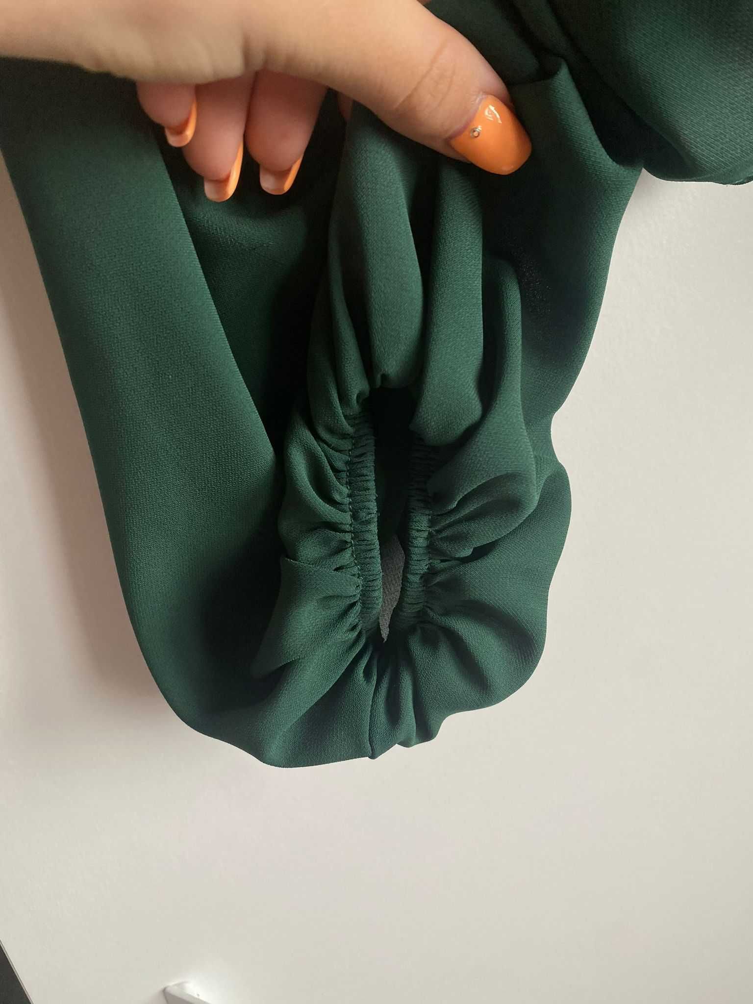 Blusa verde curta