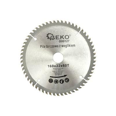 Tarcza do drewna 160x22mm 60T Geko