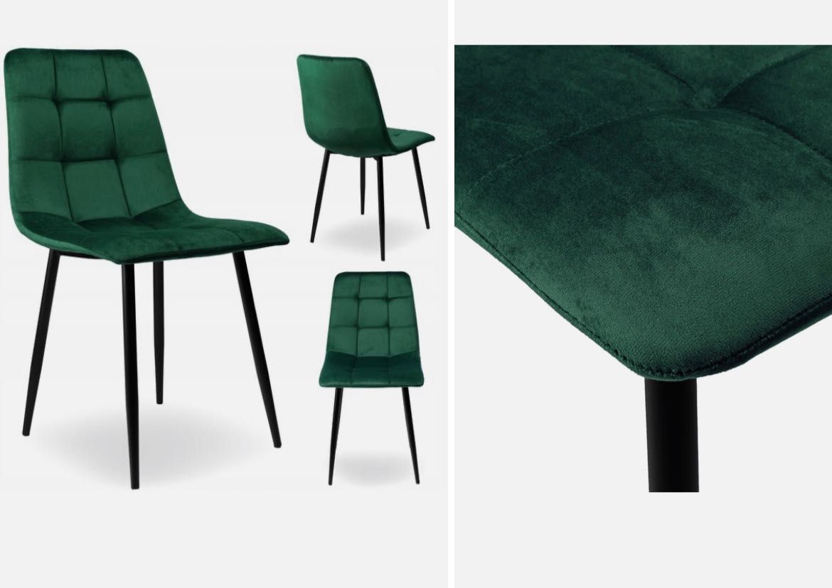 Krzesło krzesła butelkowa zieleń brw
