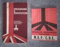 programa e estatutos MDP / CDE