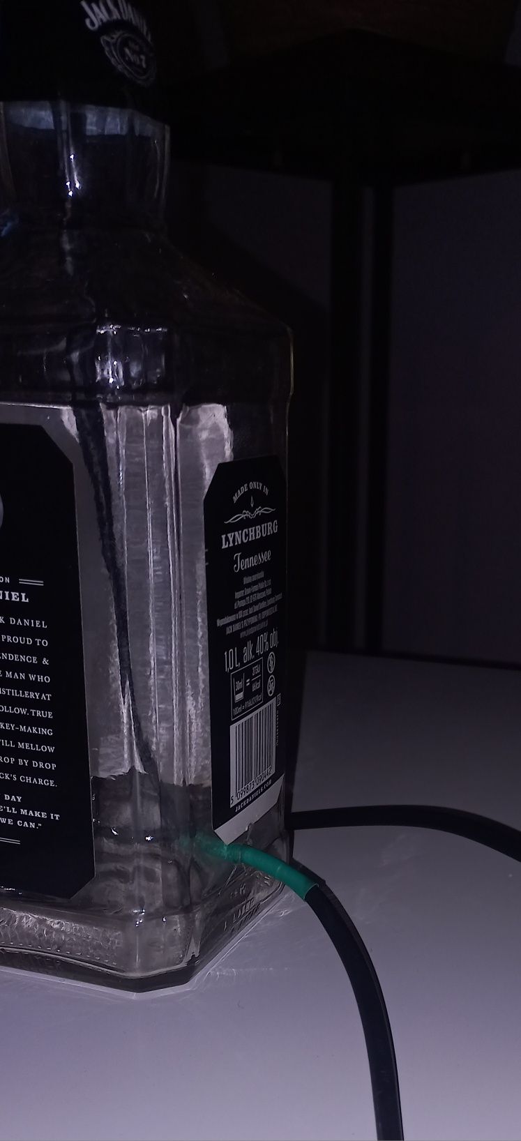 Lampka nocna Whiskey Jack Daniels odb. Toruń Ciechocinek