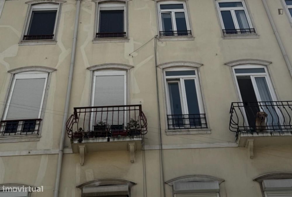 Quarto - localizado em Campolide Lisbon