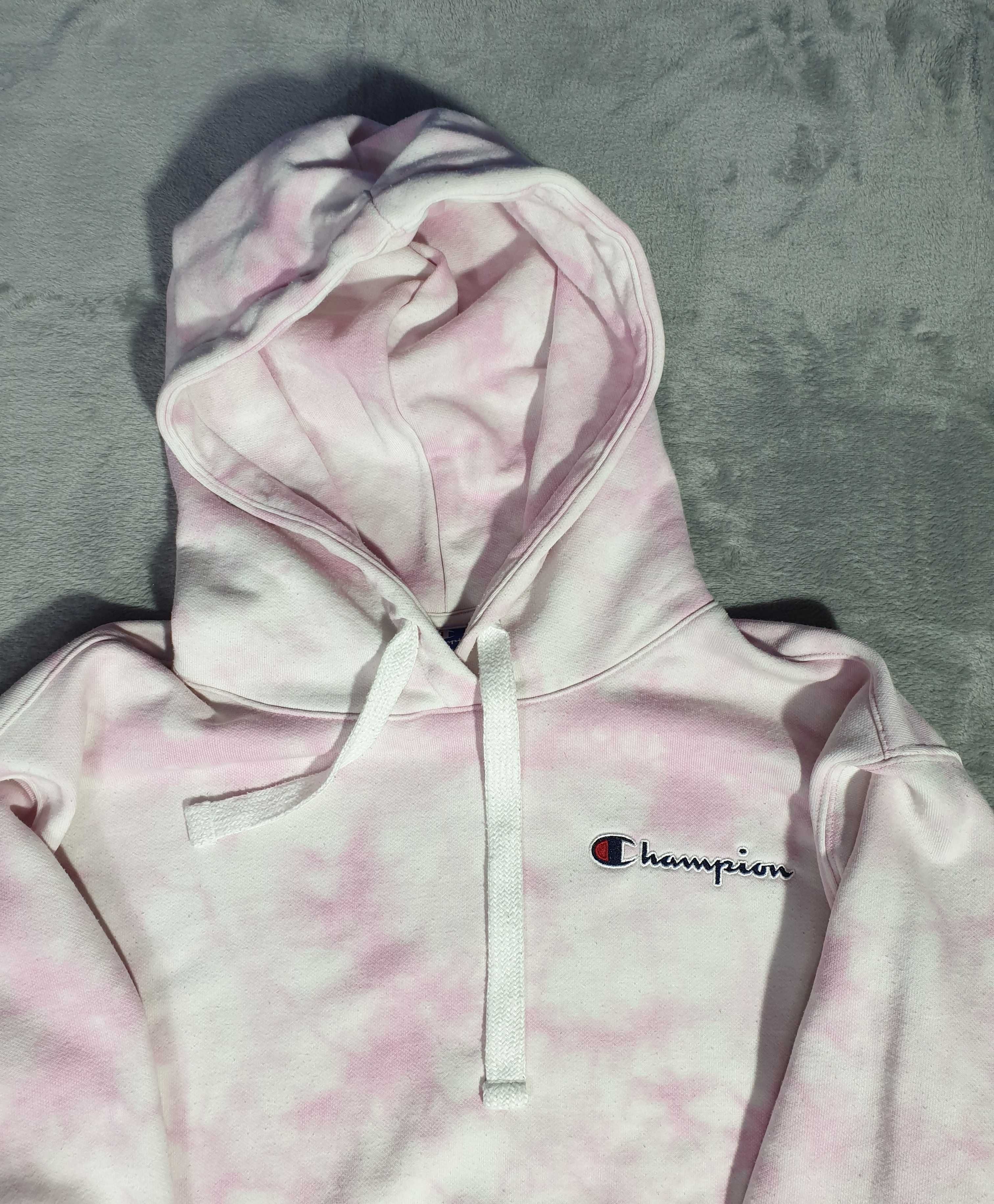 Bluza z kapturem Champion wzór tie dye
