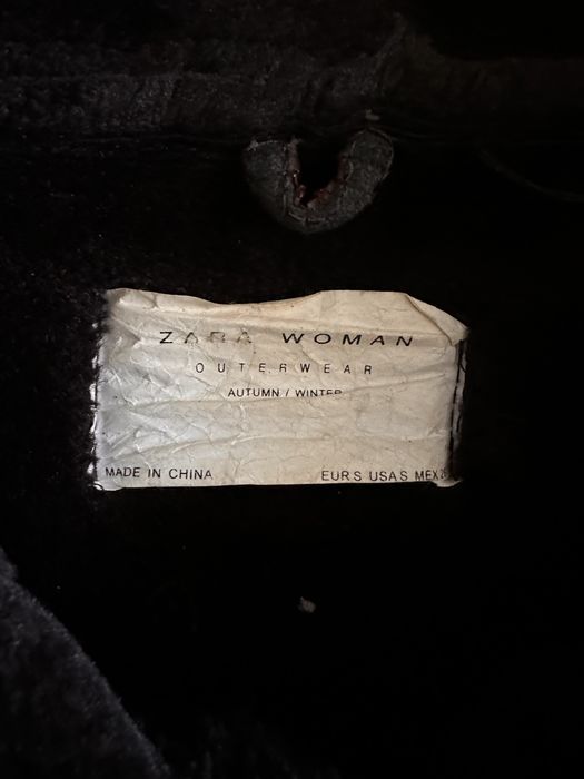 Дубленка пилот zara woman