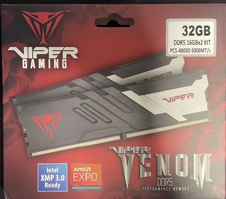 RAM Patriot 32GB 2x16GB 6000MHz DDR5