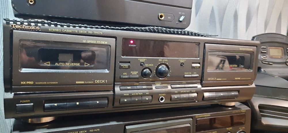 RS TR 575 Technics, дека, усил. муз.цен. Technics CH510. Колонки.Пульт