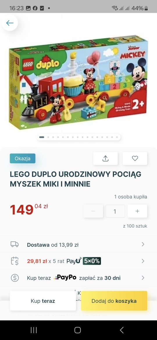 Lego duplo zestaw x 3