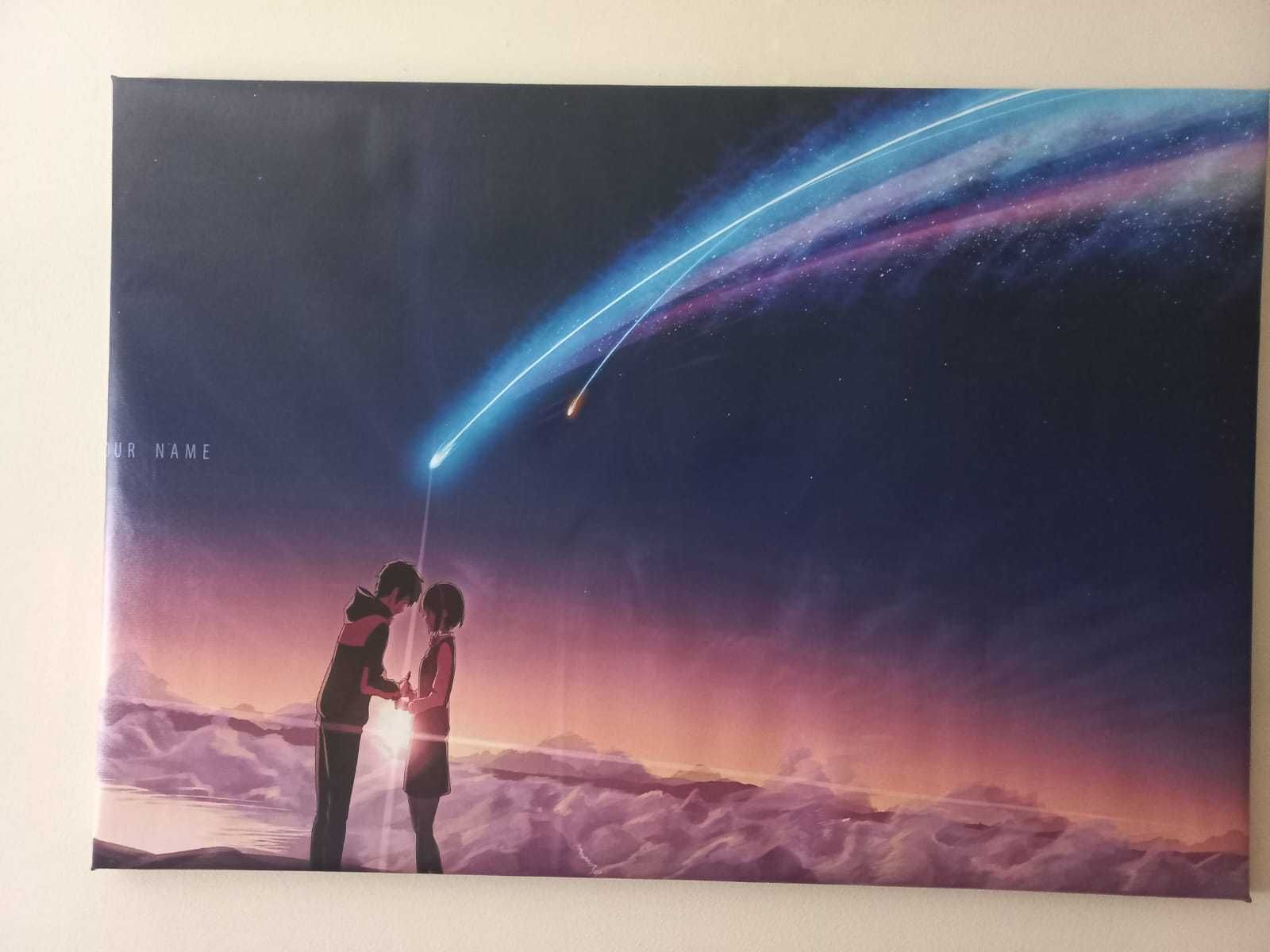 Conjunto de quadros do anime "Your Name" (com frame)