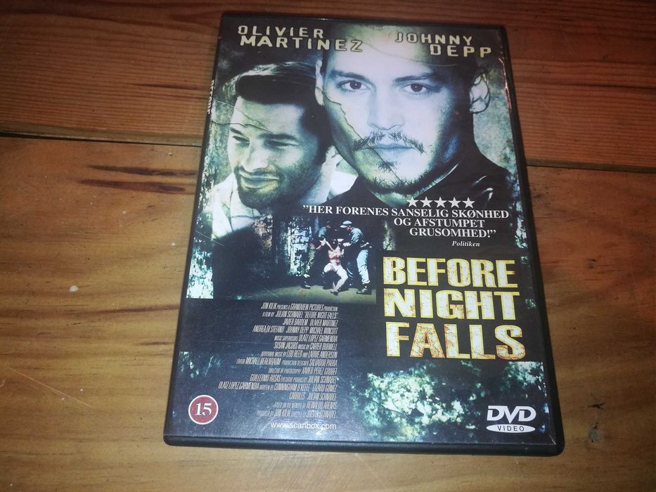 BEFORE NIGHT FALLS	DVD (sem legendagem - áudio Inglês)