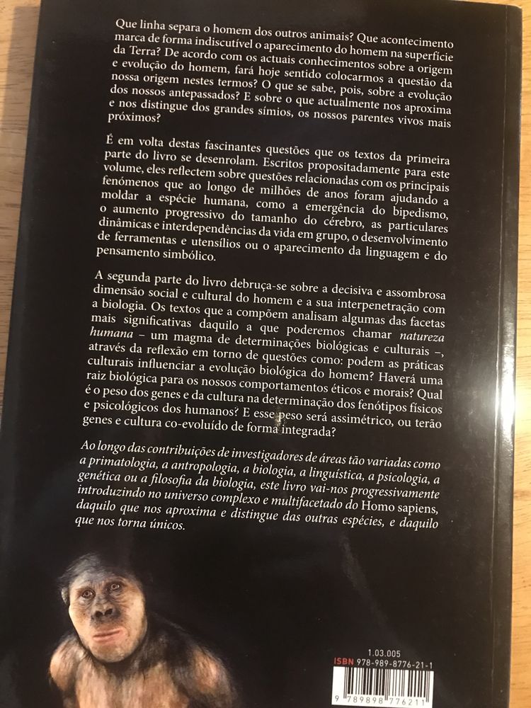 Livro “Homem: Origem e Evolução”