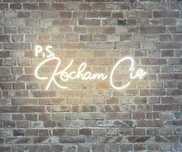 Napis ledowy ledon LED P.S. Kocham Cię 105 x 40 cm ślub wesele NOWY