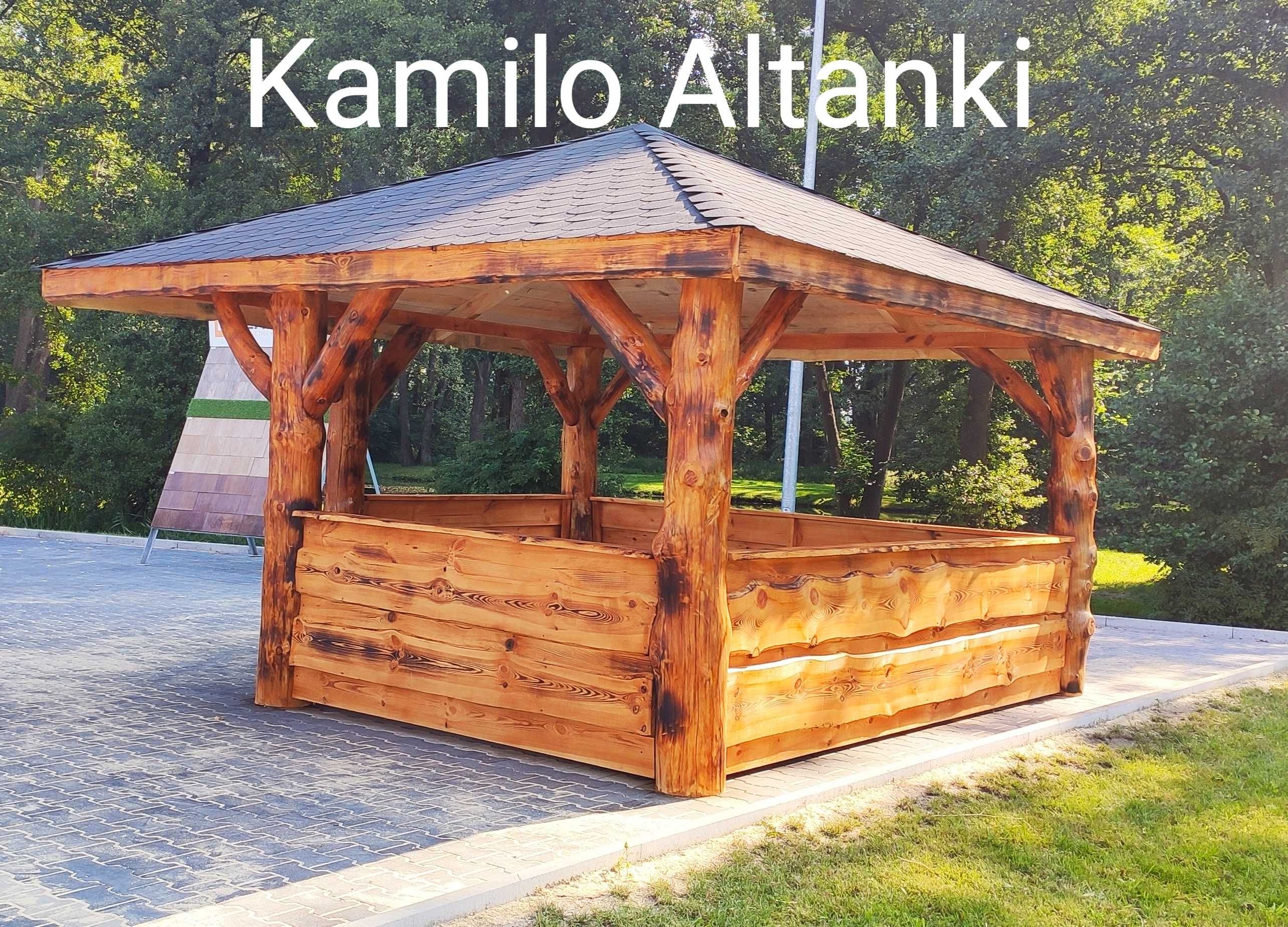 Altanka z bala Altana Altanki Altany Ogrodowa