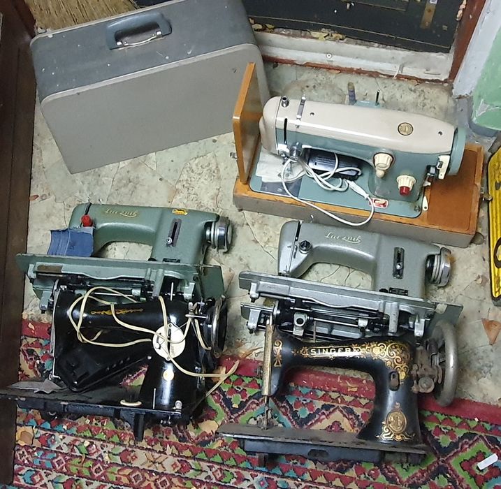 Maszyna do szycia ZESTAW 5 szt Łucznik, Singer inne