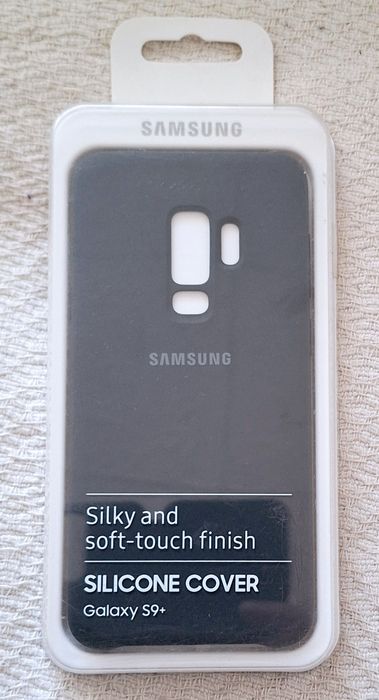 Samsung Silicone Cover do Galaxy S9+ Czarny