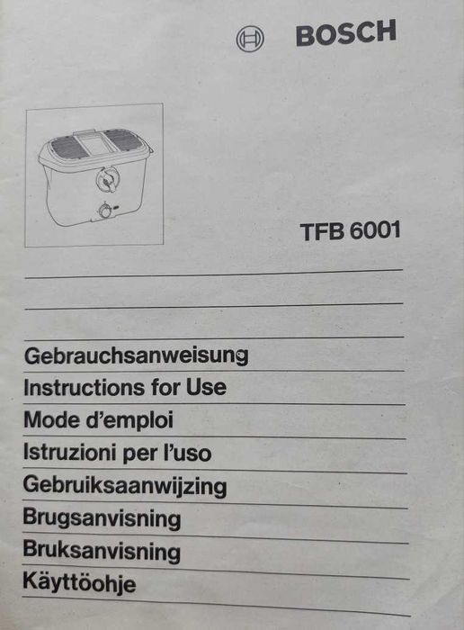 frytkownica TFB 6001 firmy BOSCH - tanio