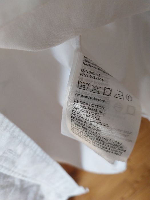 Koszula oversize bawełna H&M