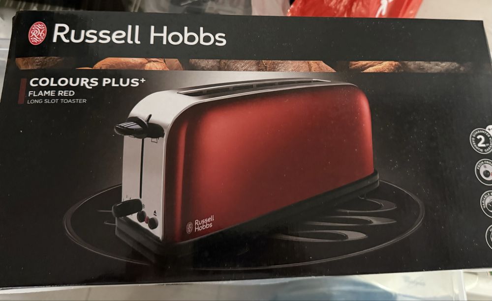Torradeira Russell Hobs flame red Nova