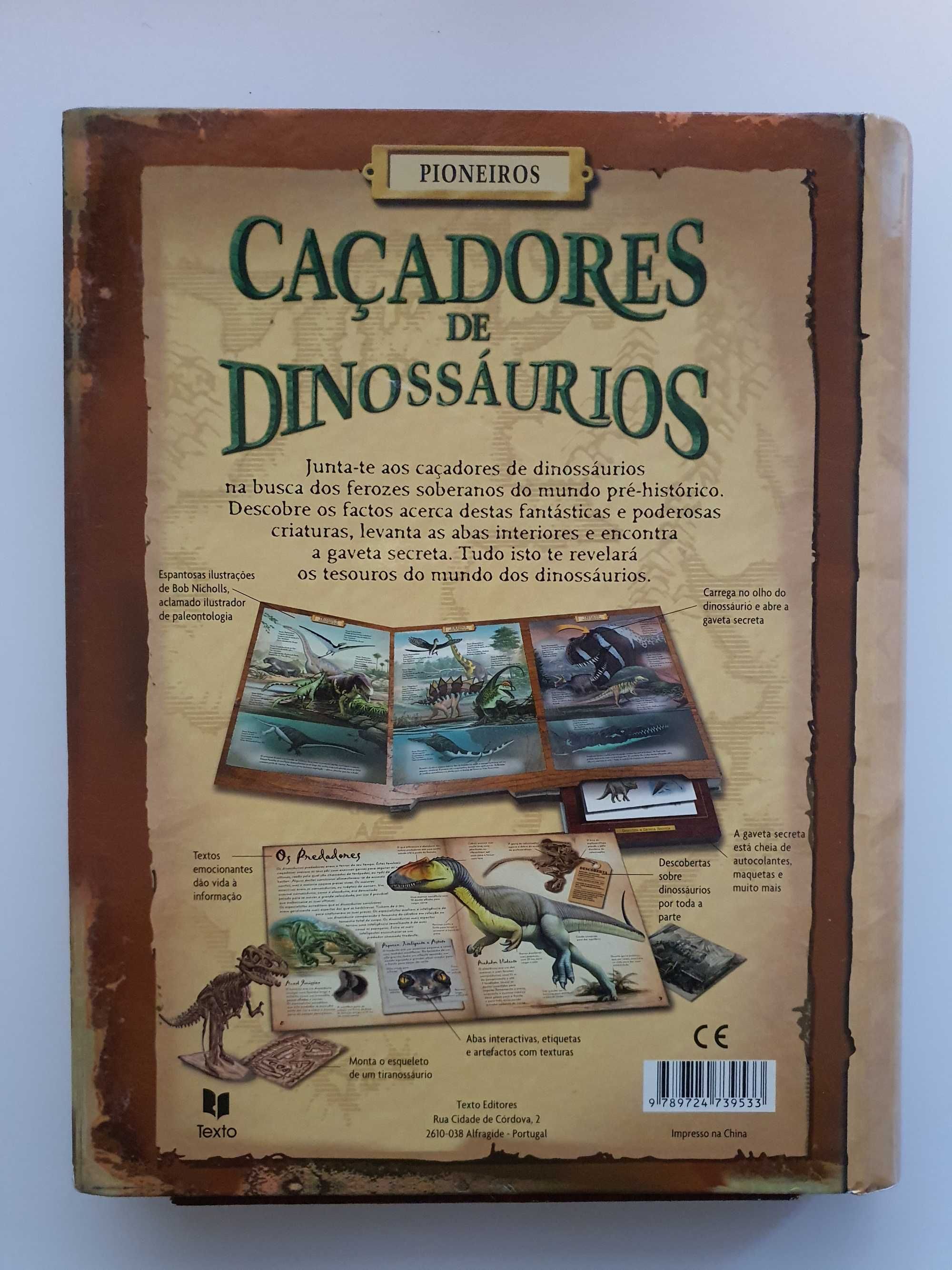 Livro Caçadores de Dinossáurios