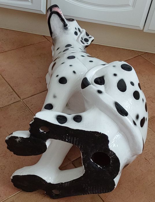 CÃO DALMATA,LOIÇA ORIGINAL BARCELOS,COLEÇÃO.Casa,Quarto,Sala,Garagem.